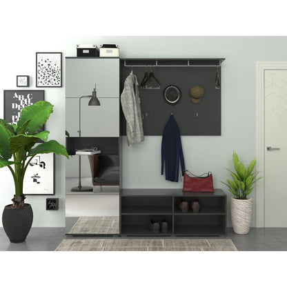 Σετ Εισόδου 3 Τεμ Crocus με Καθρέπτη 208x40x189