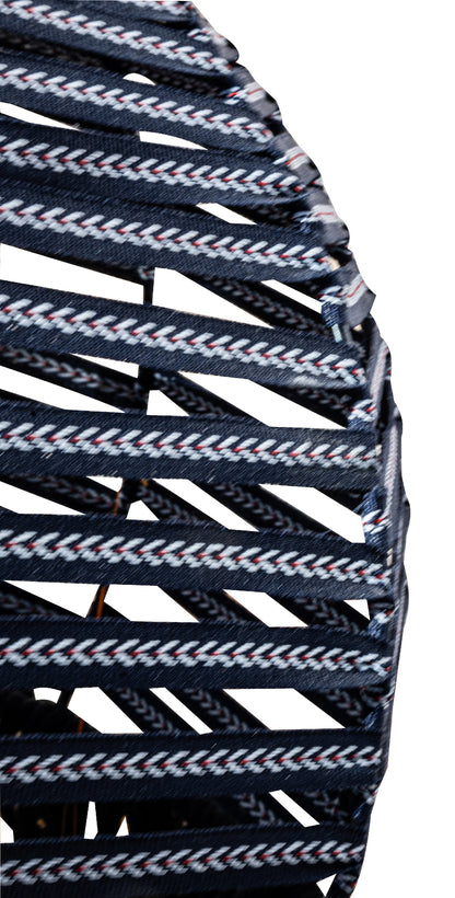 PDT 6813-NV/BK 1/Φ ΚΑΠΕΛΟ ΚΟΡΔΕΛΑ ΜΠΛΕ ΜΕ ΚΡΟΣΙΑ ΜΑΥΡΑ Φ30x110