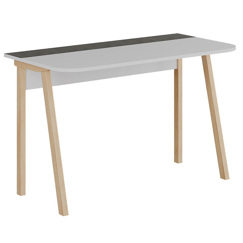 Γραφείο Εργασίας Malia Λευκό-Φυσικό-Ανθρακί Antique 120x60.5x75