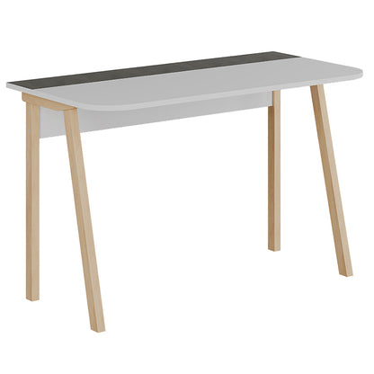 Γραφείο Εργασίας Malia Λευκό-Φυσικό-Ανθρακί Antique 120x60.5x75