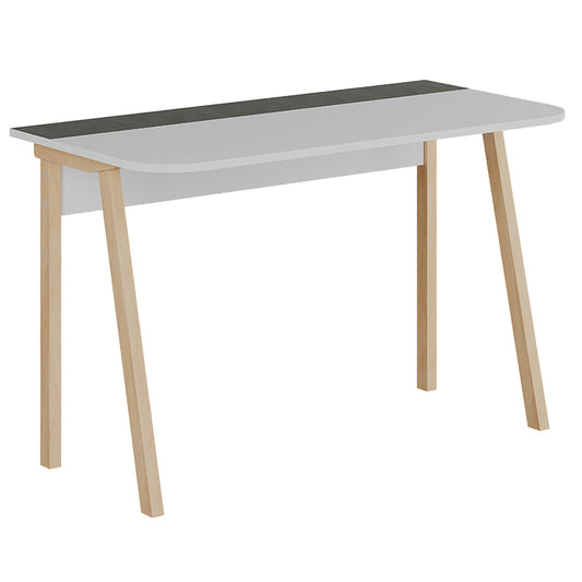 Γραφείο Εργασίας Malia Λευκό-Φυσικό-Ανθρακί Antique 120x60.5x75