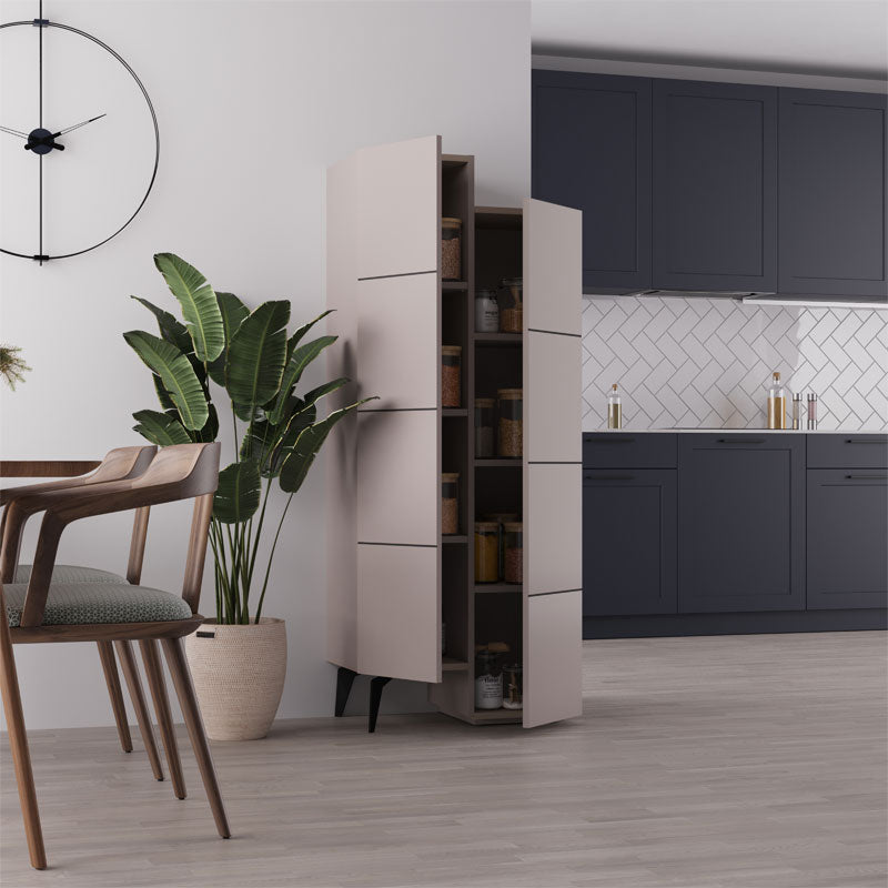 Ντουλάπι-Στήλη Romane Μόκα 62.2x37.4x155.4