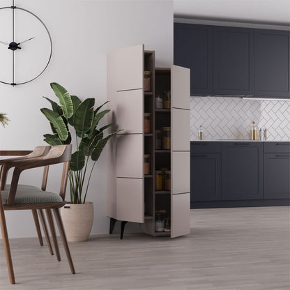 Ντουλάπι-Στήλη Romane Μόκα 62.2x37.4x155.4