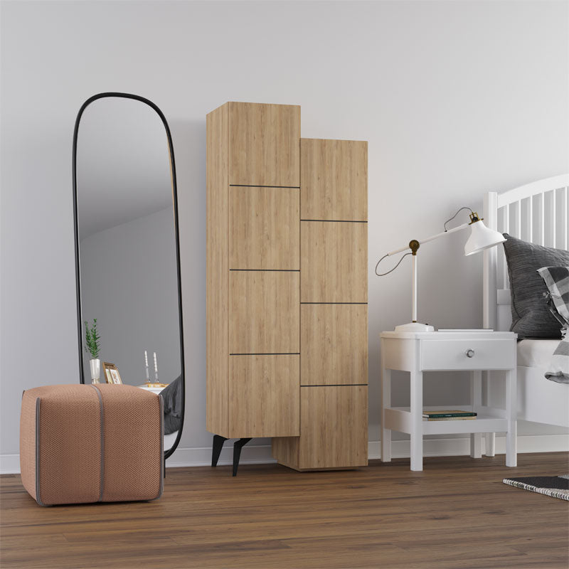 Ντουλάπι-Στήλη Romane Φυσικό 62.2x37.4x155.4