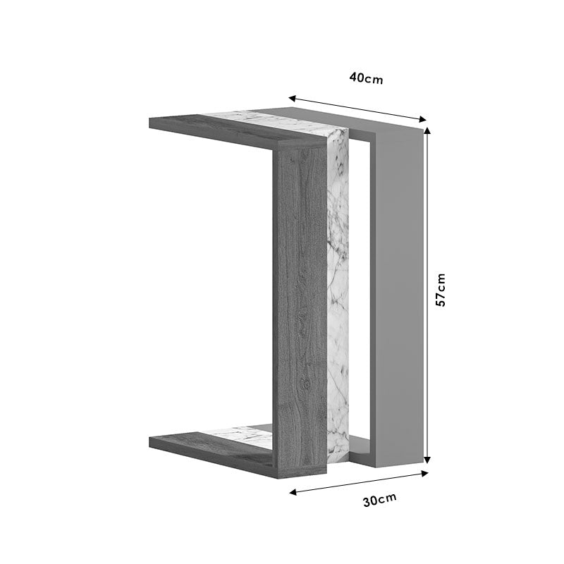 Τραπεζάκι Ξύλινο Πολύχρωμο 40x30x57