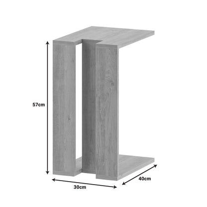 Βοηθητικό Τραπέζι Muju σε Μόκα Απόχρωση 40x30x57