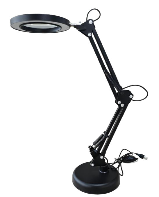 TLC 018 ΠΟΡΤΑΤΙΦ ΓΡΑΦΕΙΟΥ ΜΑΥΡΟ ΜΕ ΜΕΓΕΝΘΥΤΙΚΟ ΦΑΚΟ LED, DIMMER, CCT Φ15x60