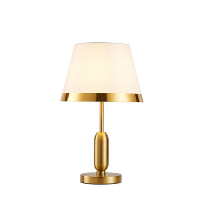 TLC 8815 AB ΕΠΙΤΡΑΠΕΖΙΑ ΛΑΜΠΑ ΟΞΥΝΤΕ ΑΠΛΗ ΒΑΣΗ ΑΜΠΑΖΟΥΡ ΜΠΕΖ ΧΡΥΣΟ ΣΙΡΙΤΙ 1xE27 Φ30x51