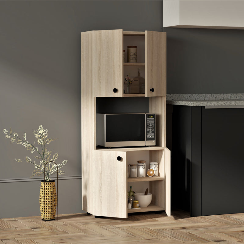 Ντουλάπα Κουζίνας Guzel σε Sonoma Απόχρωση 60x31.4x140