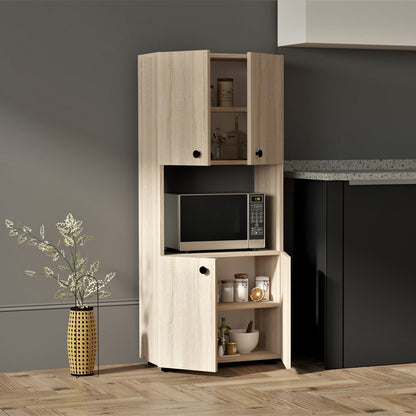 Ντουλάπα Κουζίνας Guzel σε Sonoma Απόχρωση 60x31.4x140