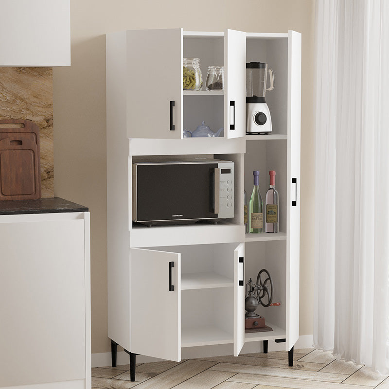 Ντουλάπα Κουζίνας Defne σε Λευκή Απόχρωση 89x37.5x160