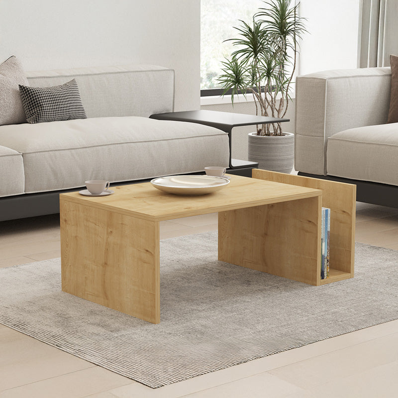 Τραπέζι Σαλονιού Poko σε Oak Απόχρωση 86.8x50x32,4