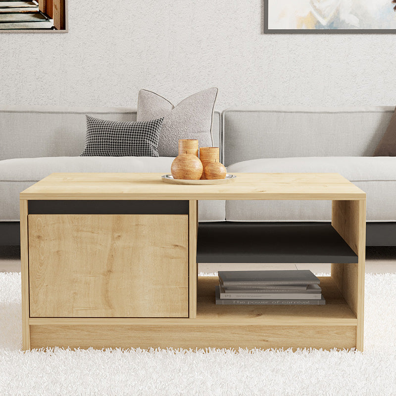 Τραπέζι Σαλονιού Narli σε Oak Απόχρωση 90x60x45