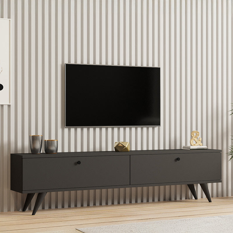 Έπιπλο Τηλεόρασης Jate σε Ανθρακί Απόχρωση 160x25x40