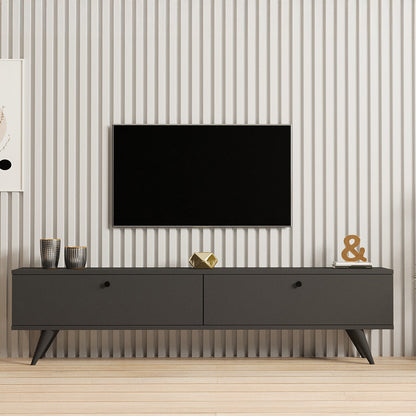 Έπιπλο Τηλεόρασης Jate σε Ανθρακί Απόχρωση 160x25x40