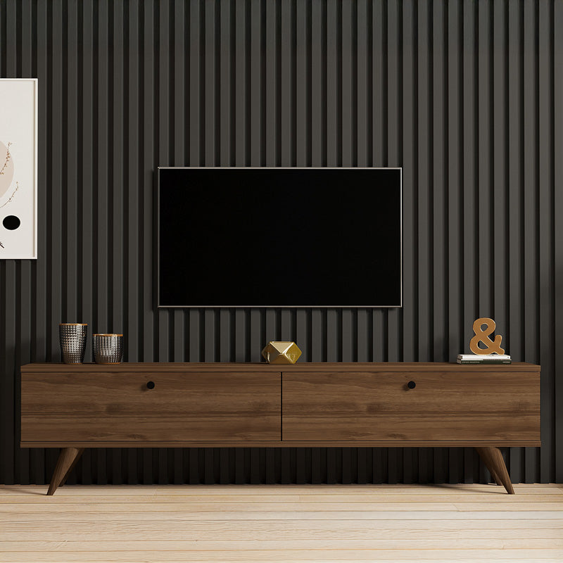Έπιπλο Τηλεόρασης Jate σε Καρυδί Απόχρωση 160x25x40