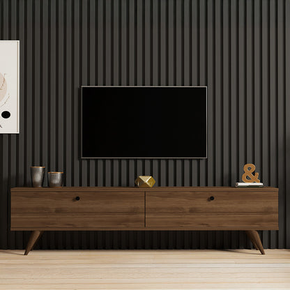 Έπιπλο Τηλεόρασης Jate σε Καρυδί Απόχρωση 160x25x40