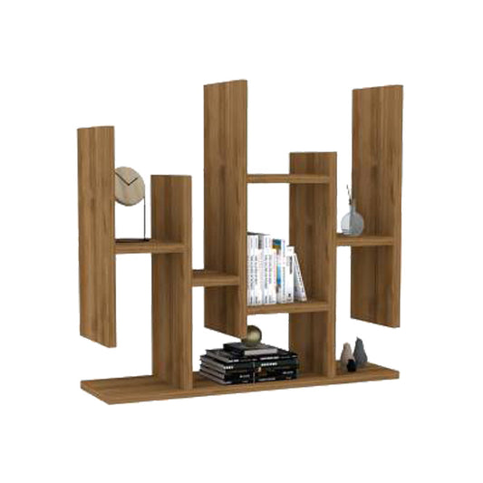 Ραφιέρα Τοίχου Bemba σε Καρυδί Απόχρωση 70x19,6x68,8