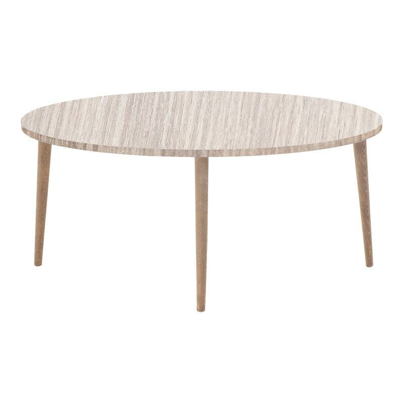 Τραπέζι Σαλονιού Barton Επιφάνεια σε Φυσική Απόχρωση με Καρυδί Πόδι 90x45x40