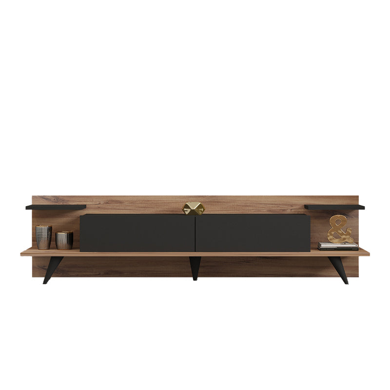 Έπιπλο Τηλεόρασης Astry Καρυδί με Ανθρακί 180x36,8x45