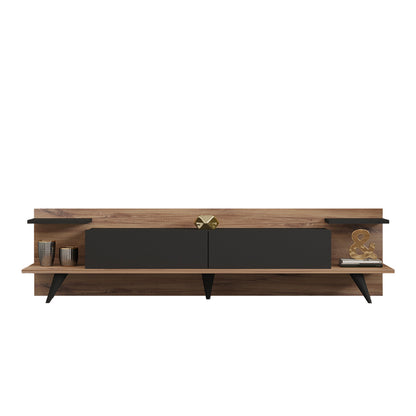 Έπιπλο Τηλεόρασης Astry Καρυδί με Ανθρακί 180x36,8x45