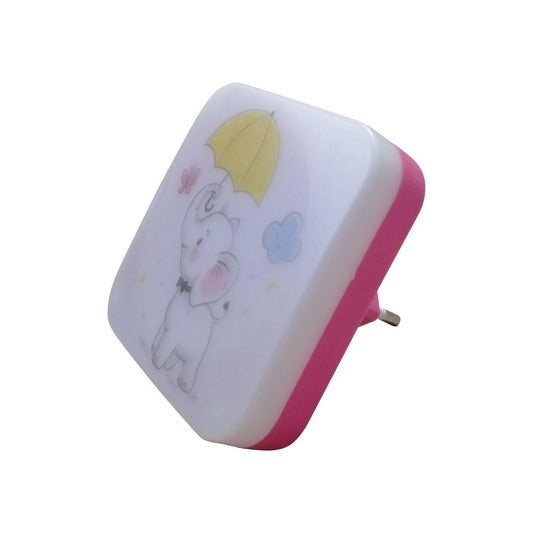 NLT 82 ΦΩΤΑΚΙ ΝΥΚΤΟΣ ΕΛΕΦΑΝΤΑΣ ΜΕ ΟΜΠΡΕΛΑ LED 0.5W 8,5x8,5x7,5