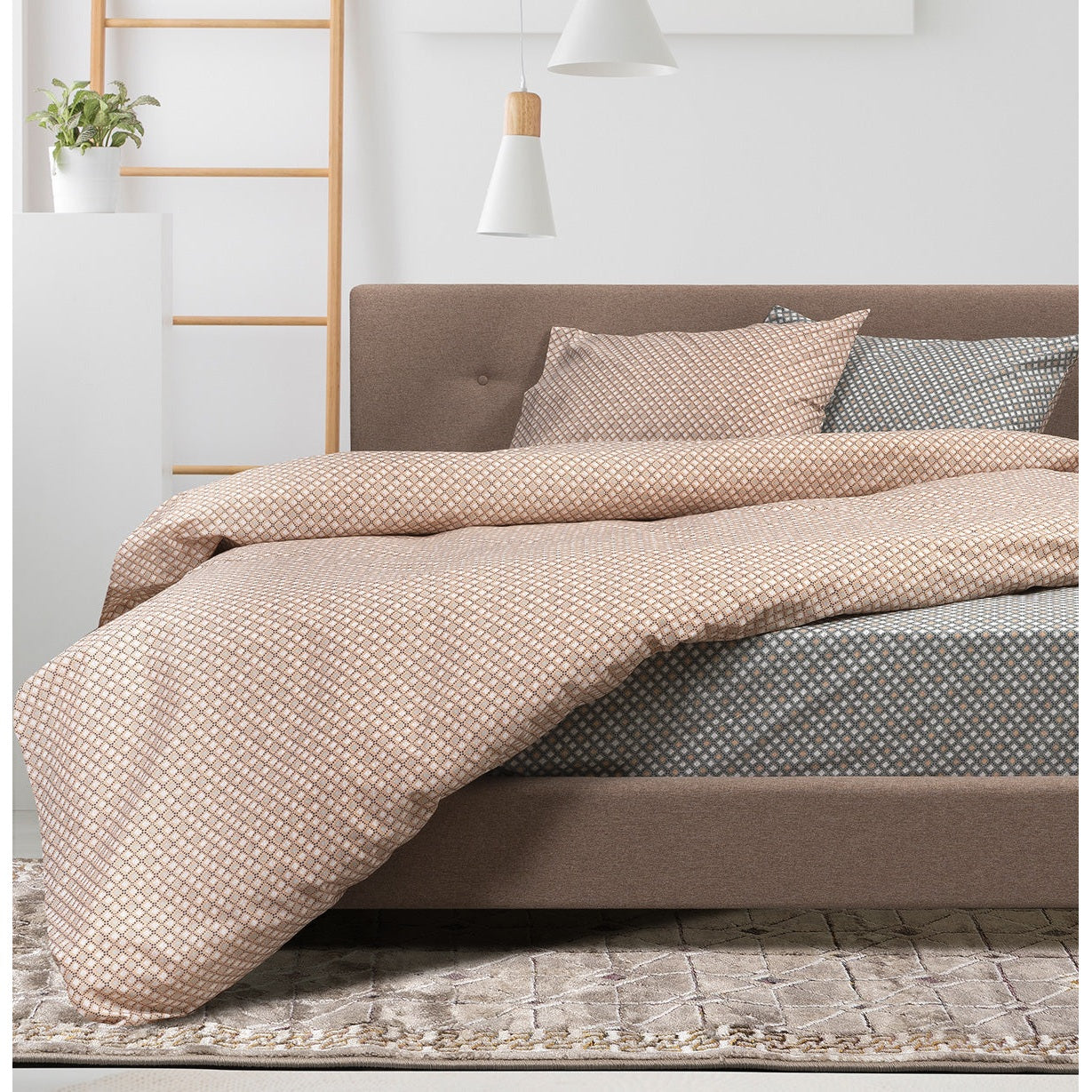 Κουβερλί Υπέρδιπλο Ginger Αrt 12061 230x250εκ Εμπριμέ