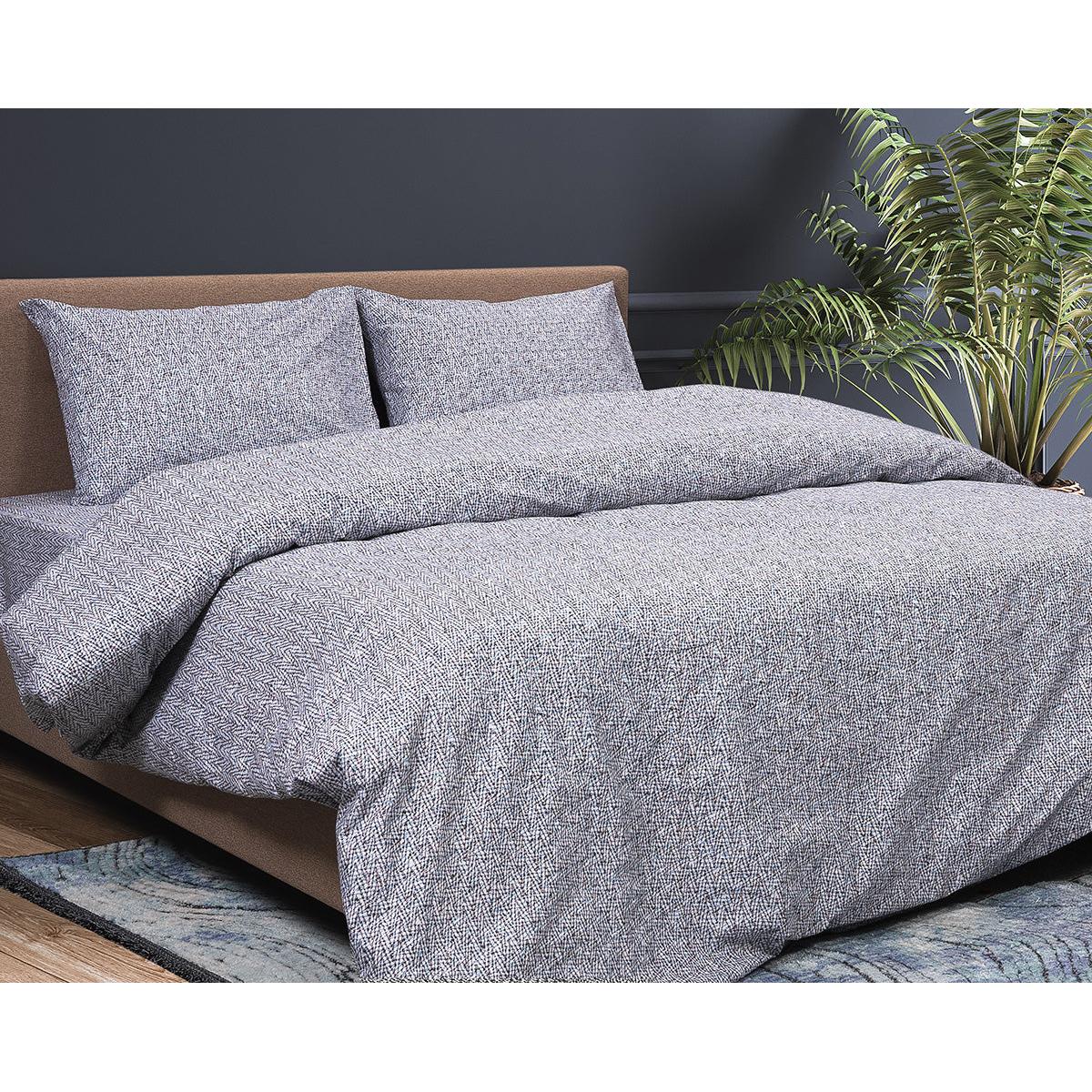 Σετ Σεντόνια Υπέρδιπλα με Λάστιχο Manhattan Art 12076 170x200+30εκ Εμπριμέ