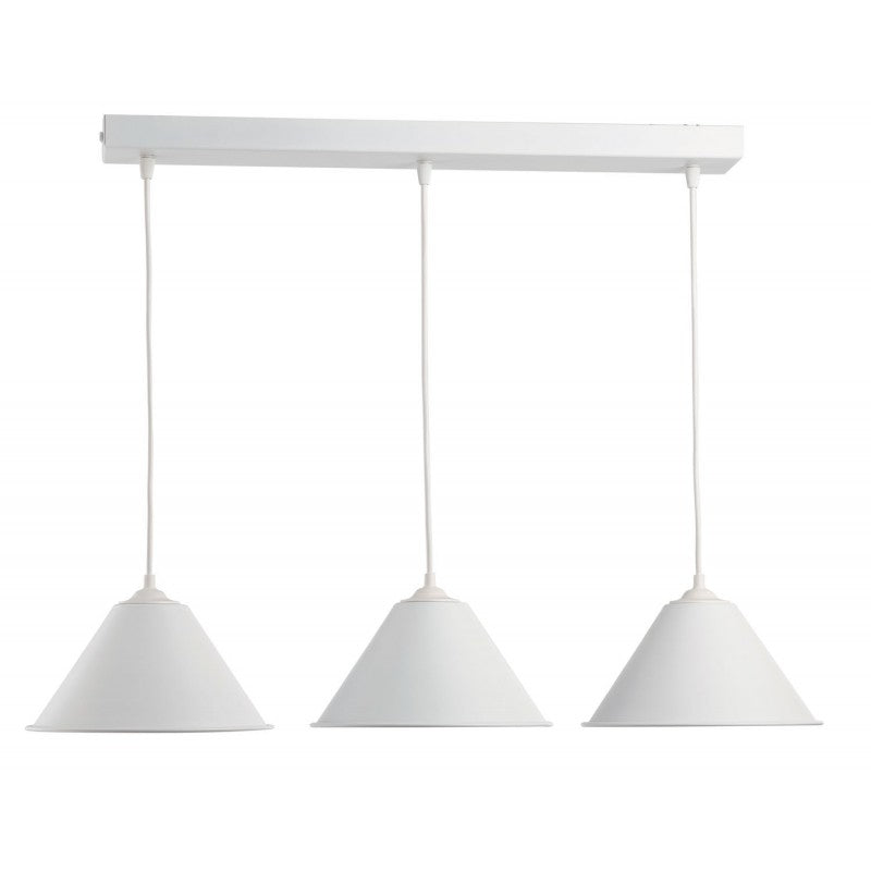 Φωτιστικό Πολύφωτο 3φ Αλουμίνιο Λευκό Ε27