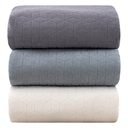 Κουβερλί Υπέρδιπλο Trivial Art 12100 σε 3 Αποχρώσεις 230x260εκ Κρεμ