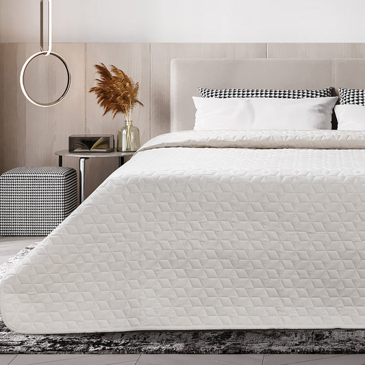 Κουβερλί Υπέρδιπλο Trivial Art 12100 σε 3 Αποχρώσεις 230x260εκ Κρεμ