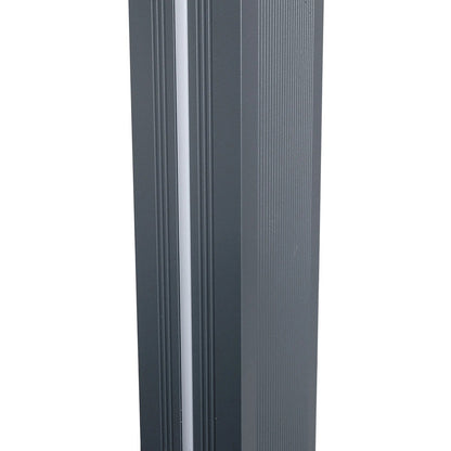 ZAPOPAN 90838 Φωτιστικό Urban Πλατείας/Πάρκου LED 30W 4080lm 120° AC 220-240V Αδιάβροχο IP65 Φυσικό Λευκό 5000K - Lumileds SMD Chip & Mean Well TÜV Driver - Γκρι Ανθρακί Ματ - Μ75 x Π14 x Υ360
