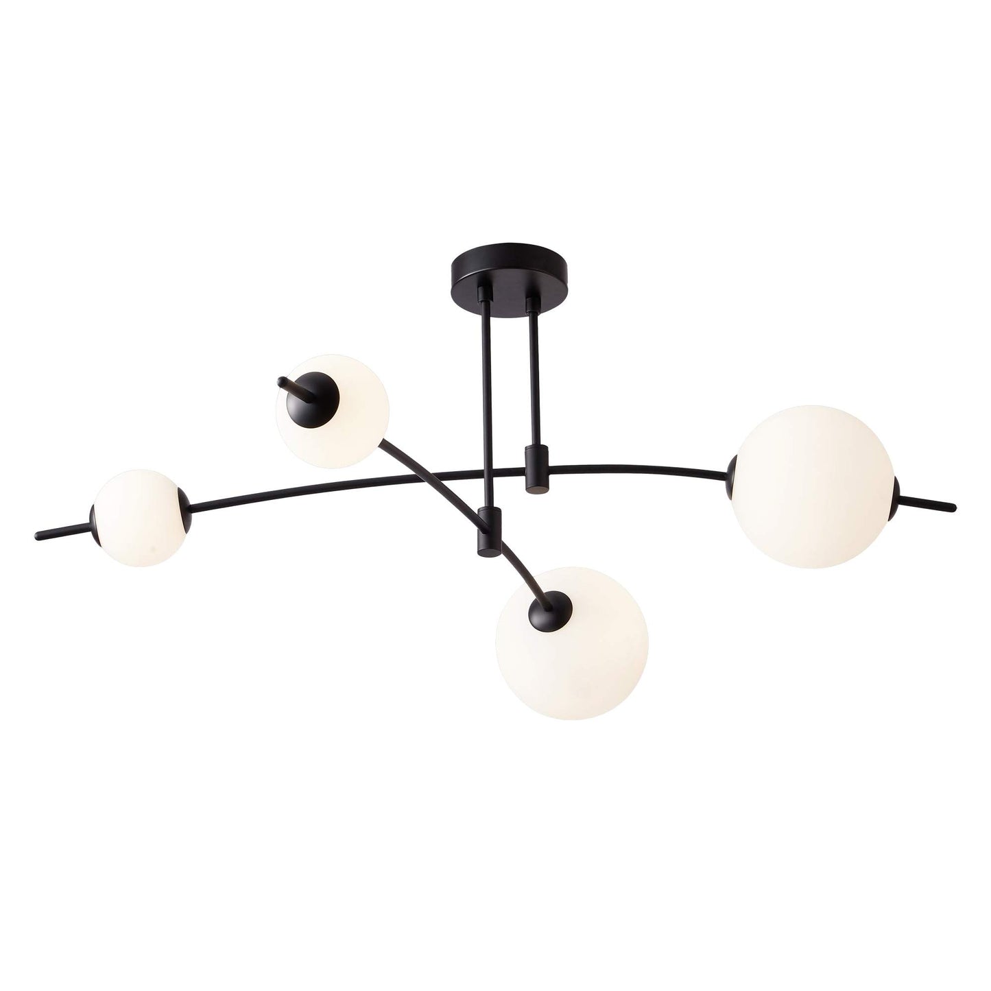 CCC 553-4 ΟΡΟΦΗΣ ΓΡΑΜΜΙΚΟ ΜΑΥΡΟΣ ΣΚΕΛΕΤΟΣ ΜΕ 4 ΦΟΥΣΚΕΣ LED 40W 3000K 1200 LUM Φ128x50