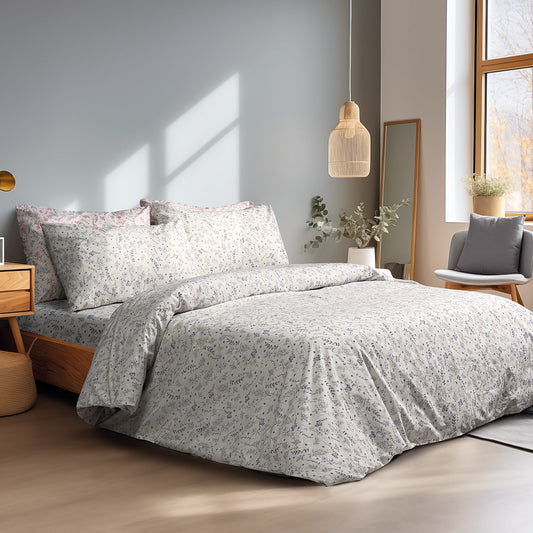 Σετ Παπλωματοθήκη Υπέρδιπλη Necker Art 12181 230x250εκ Μπεζ