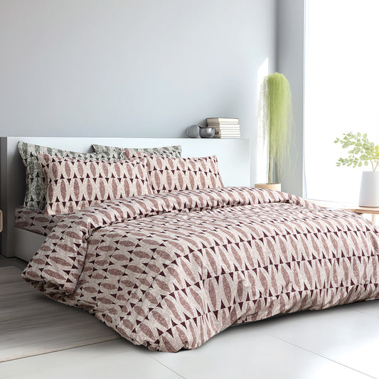 Σετ Σεντόνια Υπέρδιπλα με Λάστιχο Barbados Art 12182 170x200+30εκ Σομόν