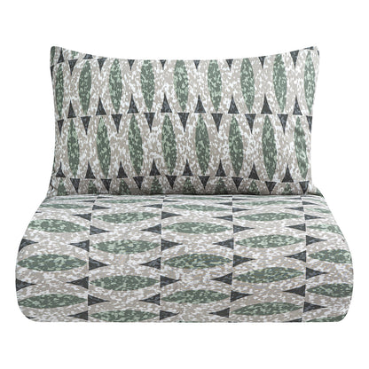 Σετ Παπλωματοθήκη Υπέρδιπλη Cocoa Art 12183 230x250εκ Λαδί