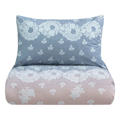 Σετ Σεντόνια Υπέρδιπλα Turtle Art 12187 240x260εκ Γκρι-Μπεζ