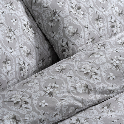 Σετ Παπλωματοθήκη Υπέρδιπλη Mystique Art 12188 230x250εκ Γκρι