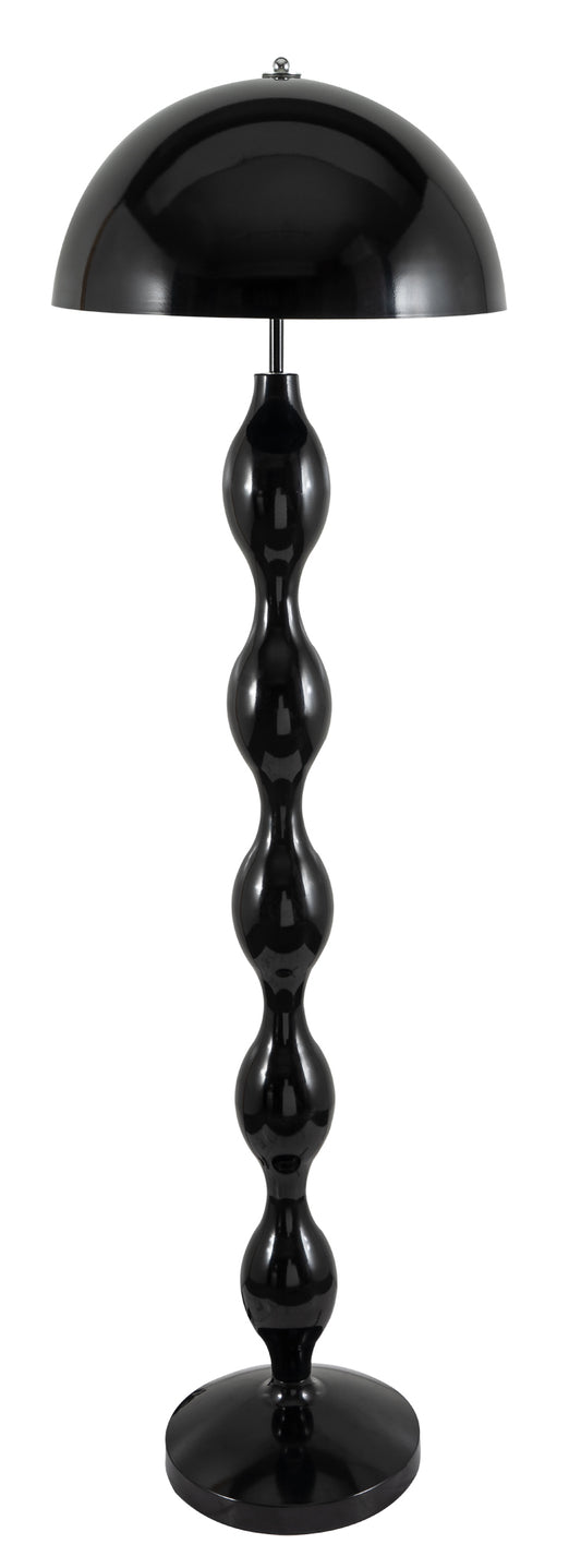 FLC 9901 BK ΔΑΠΕΔΟΥ ΜΑΥΡΟ ΜΕΤΑΛΛΙΚΟ ΜΕ ΚΟΜΠΟΥΣ 1xΕ27 Φ45x155