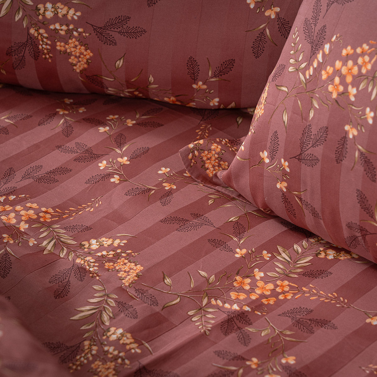 Σετ Κουβερλί Υπέρδιπλο Art 12216 Indra 100% Βαμβακοσατέν 300tc 220x240εκ Σάπιο Μήλο