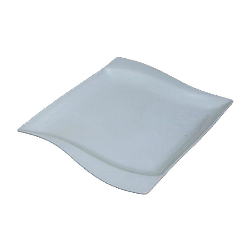 Πιατέλα Τετράγωνη Λευκή Πορσελάνη 36x36εκ