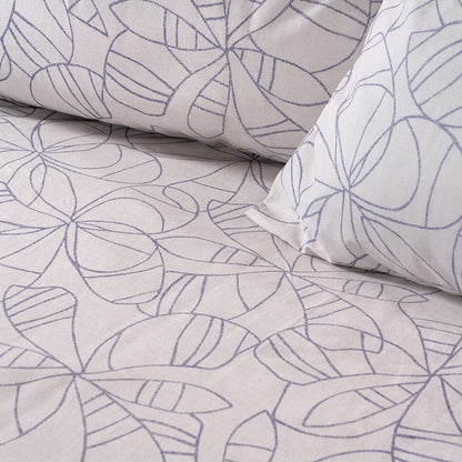 Σετ Σεντόνια Υπέρδιπλα με Λάστιχο Odet Art 12250 170x200+30εκ Μπεζ