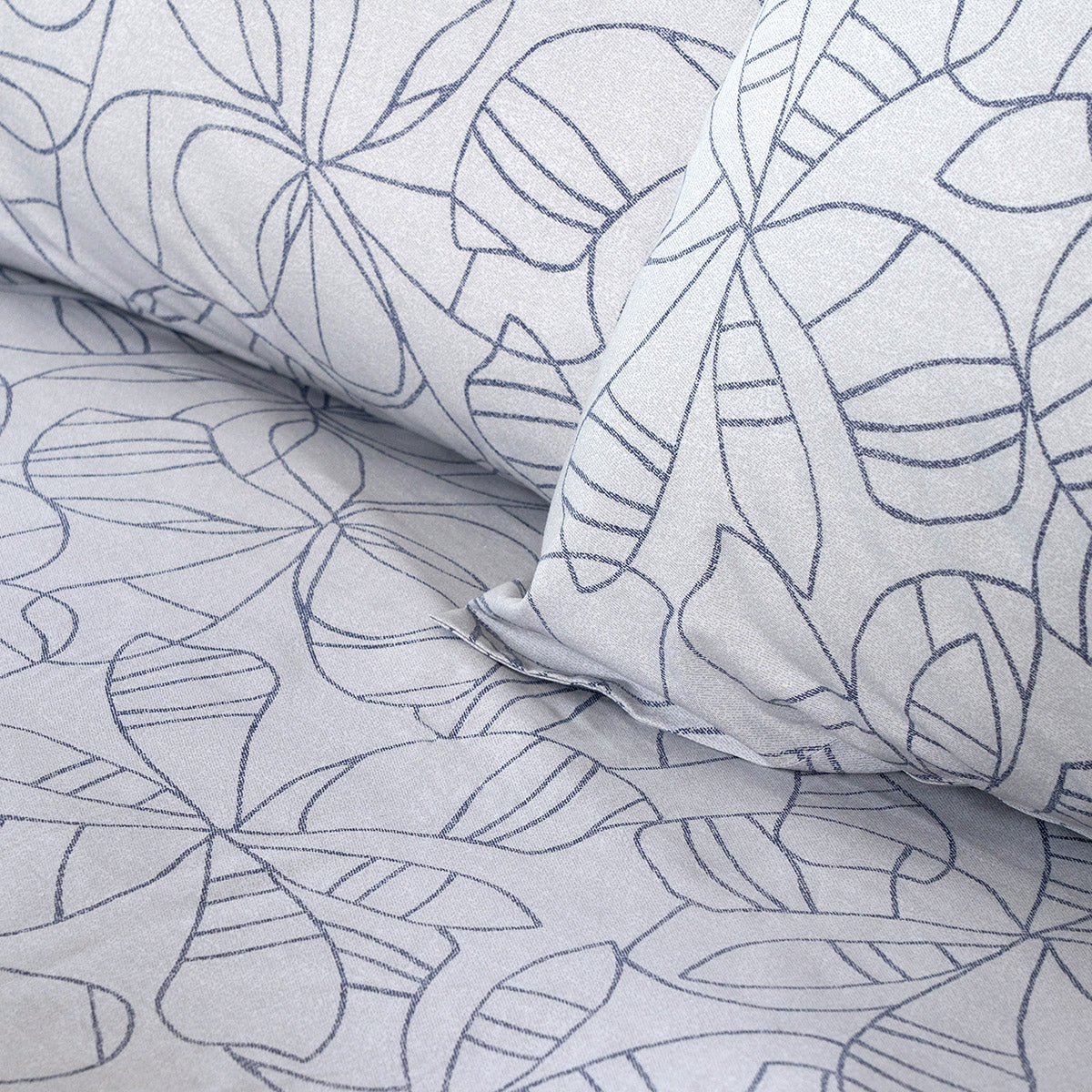 Σετ Παπλωματοθήκη Μονή Adela Art 12251 165x245εκ Γκρι