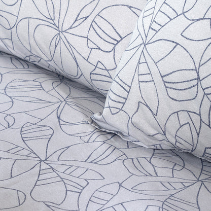 Σετ Παπλωματοθήκη Μονή Adela Art 12251 165x245εκ Γκρι