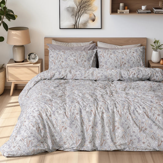 Σετ Σεντόνια Υπέρδιπλα με Λάστιχο Rene Art 12255 170x200+30εκ Μέντα