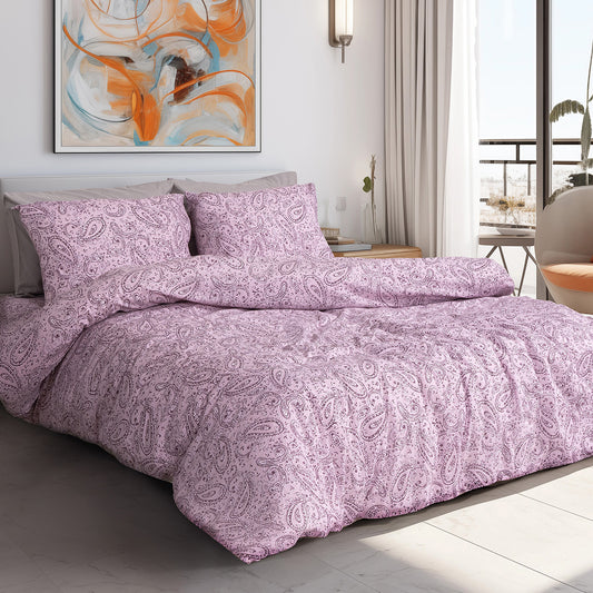 Σετ Σεντόνια Μονά Aelia Art 12257 170x260εκ Λιλά