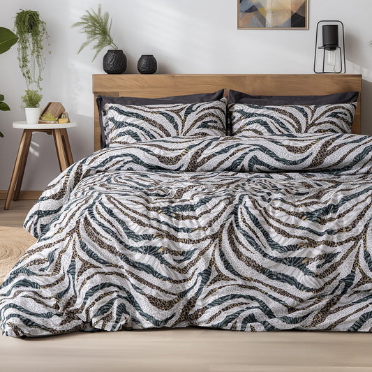 Σετ Κουβερλί Μονό Eris Αrt 12258 160x240εκ Πράσινο