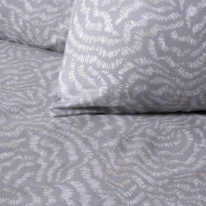 Σετ Σεντόνια Μονά Evie Art 12261 170x260εκ Γκρι