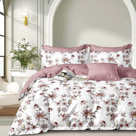 Σετ Παπλωματοθήκη Υπέρδιπλη Art 12270 Angelina 230x250εκ Αμέθυστος