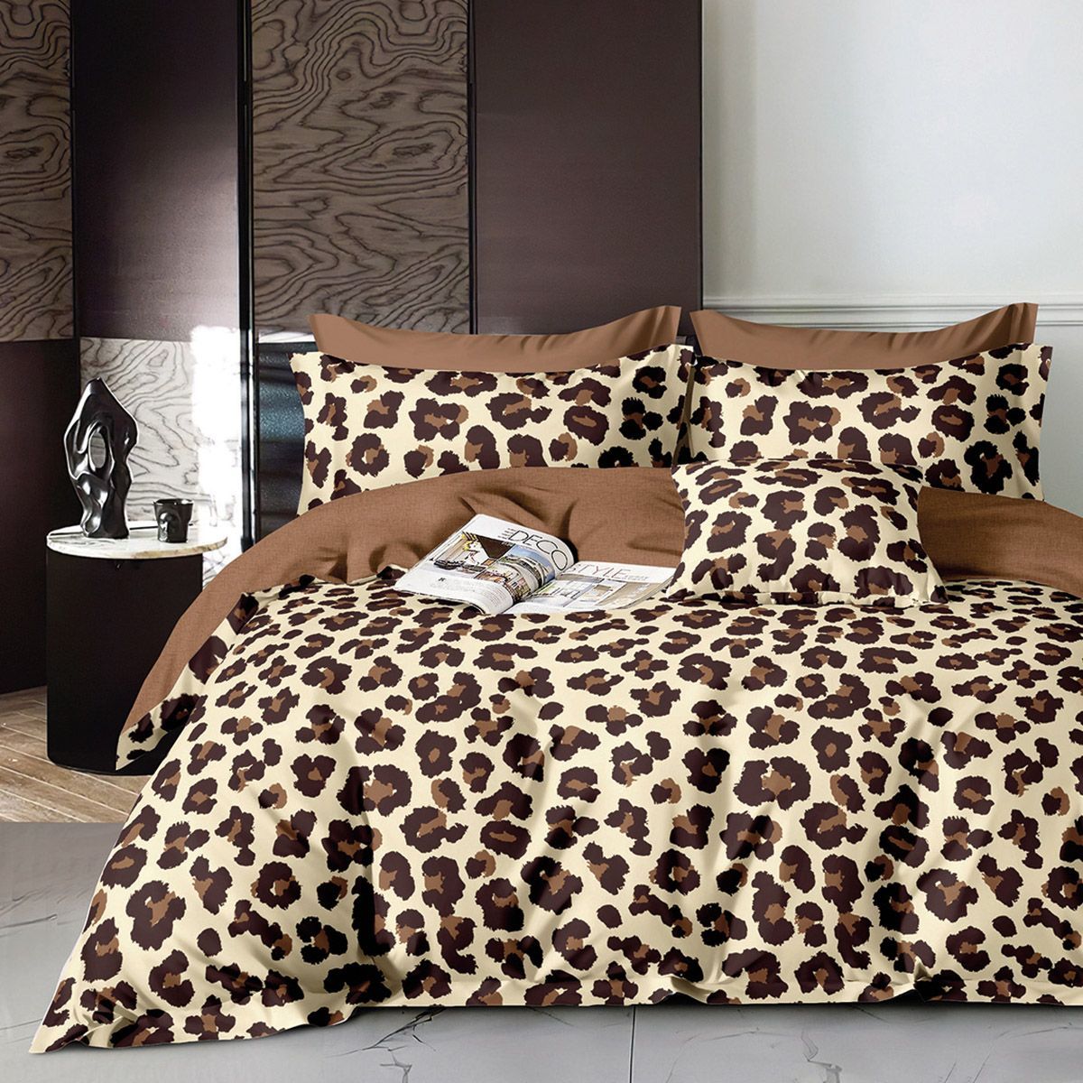 Σετ Σεντόνια Υπέρδιπλα με Λάστιχο Art 12273 Alyssia 165x200+30εκ Μπεζ